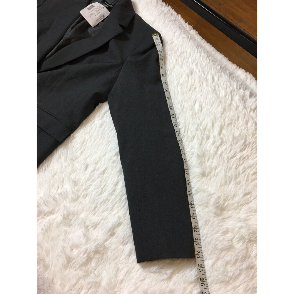 Nine West Blazer Business Jacket Women’s Gray Size 12  Button Closure - Picture 5 of 12